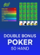 Double Bonus Poker 50 Hand