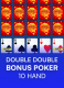 Double Double Bonus Poker 10 Hand