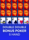 Double Double Bonus Poker 5 Hand
