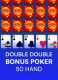 Double Double Bonus Poker 50 Hand
